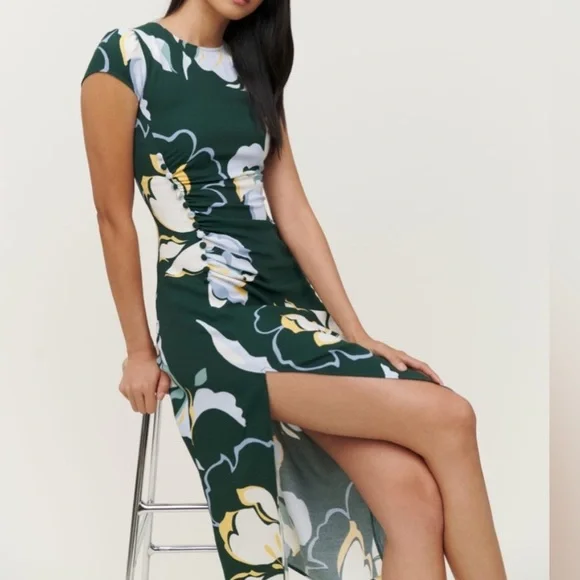 Reformation Frasier Dress in Lyra Print - Picture 3 of 9